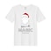 BYFT Threads XL White Polycotton T-Shirt - Christmas "Believe in the magic of the season" Printed Design, Premium Holiday Collection