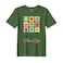 BYFT Threads XL Forest ELF Green Polycotton T-Shirt - Christmas "Christmas Cheer Only" Printed Design, Premium Holiday Collection