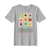 BYFT Threads Medium Grey Polycotton T-Shirt - Christmas "Christmas Cheer Only" Printed Design, Premium Holiday Collection