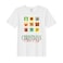 BYFT Threads XL White Polycotton T-Shirt - Christmas "Christmas Cheer Only" Printed Design, Premium Holiday Collection