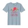 BYFT Threads Medium Baby Blue Polycotton T-Shirt - Christmas "Christmas Koala" Printed Design, Premium Holiday Collection