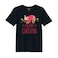 BYFT Threads Medium Black Polycotton T-Shirt - Christmas "Christmas Koala" Printed Design, Premium Holiday Collection