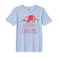 BYFT Threads Large Sky Blue Polycotton T-Shirt - Christmas "Christmas Koala" Printed Design, Premium Holiday Collection