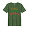 BYFT Threads Medium Forest ELF Green Polycotton T-Shirt - Christmas "Cookies Christmas Cheer" Printed Design, Premium Holiday Collection