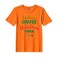 BYFT Threads XL Orange Polycotton T-Shirt - Christmas "Cookies Christmas Cheer" Printed Design, Premium Holiday Collection