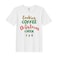 BYFT Threads Medium White Polycotton T-Shirt - Christmas "Cookies Christmas Cheer" Printed Design, Premium Holiday Collection