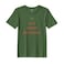BYFT Threads Large Forest ELF Green Polycotton T-Shirt - Christmas "Eat Drink Be Merry" Printed Design, Premium Holiday Collection