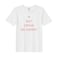 BYFT Threads Medium White Polycotton T-Shirt - Christmas "Eat Drink Be Merry" Printed Design, Premium Holiday Collection