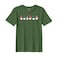 BYFT Threads Large Forest ELF Green Polycotton T-Shirt - Christmas "ELF" Printed Design, Premium Holiday Collection