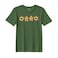 BYFT Threads Large Forest ELF Green Polycotton T-Shirt - Christmas "Gingerbread Star" Printed Design, Premium Holiday Collection