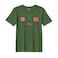 BYFT Threads XXL Forest ELF Green Polycotton T-Shirt - Christmas "HO HO HO" Printed Design, Premium Holiday Collection