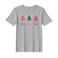 BYFT Threads XL Grey Polycotton T-Shirt - Christmas "HO HO HO" Printed Design, Premium Holiday Collection