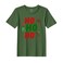 BYFT Threads XXL Forest ELF Green Polycotton T-Shirt - Christmas "Ho Ho Ho toffee" Printed Design, Premium Holiday Collection