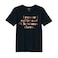 BYFT Threads XXL Black Polycotton T-Shirt - Christmas "I run of Coffee and Christmas Cheer" Printed Design, Premium Holiday Collection
