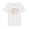BYFT Threads Large White Polycotton T-Shirt - Christmas "I run of Coffee and Christmas Cheer" Printed Design, Premium Holiday Collection