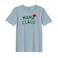 BYFT Threads XXL Baby Blue Polycotton T-Shirt - Christmas "Mama Claus Hat" Printed Design, Premium Holiday Collection