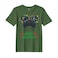 BYFT Threads Large Forest ELF Green Polycotton T-Shirt - Christmas "Merry Holidays" Printed Design, Premium Holiday Collection