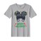 BYFT Threads Large Grey Polycotton T-Shirt - Christmas "Merry Holidays" Printed Design, Premium Holiday Collection