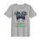 BYFT Threads XL Grey Polycotton T-Shirt - Christmas "Merry Holidays" Printed Design, Premium Holiday Collection