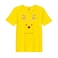 BYFT Threads Large Yellow Polycotton T-Shirt - Christmas "Oh dear" Printed Design, Premium Holiday Collection