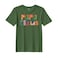 BYFT Threads XXL Forest ELF Green Polycotton T-Shirt - Christmas "Papa Claus" Printed Design, Premium Holiday Collection