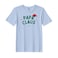BYFT Threads XXL Sky Blue Polycotton T-Shirt - Christmas "Papa Claus Hat" Printed Design, Premium Holiday Collection