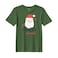BYFT Threads Medium Forest ELF Green Polycotton T-Shirt - Christmas "Santa's Favorite" Printed Design, Premium Holiday Collection