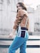 The Purani Jeans Artistic &amp; Elegant Denim Sling Bag, "Blue" Multi-purpose Bag (Set of 01)