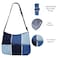 The Purani Jeans Artistic &amp; Elegant Denim Tote Bag, "Blue" Multi-purpose Bag (Set of 01)