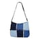 The Purani Jeans Artistic &amp; Elegant Denim Tote Bag, "Blue" Multi-purpose Bag (Set of 01)