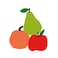 BYFT Tote Bag - Fruit Stack Printed Stylish Carry-All Cotton Bag Set of 01