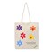 BYFT Tote Bag - Bloom Printed Stylish Carry-All Cotton Bag Set of 01