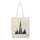 BYFT Tote Bag - Dubai Rise Printed Stylish Carry-All Cotton Bag Set of 01