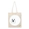 BYFT Tote Bag - Mochi Dog Printed Stylish Carry-All Cotton Bag Set of 01