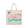 BYFT Tote Bag - Hello Summer 2   Printed Stylish Carry-All Cotton Canvas Bag Set of 01
