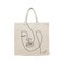 BYFT Tote Bag - Line of Being  Printed Stylish Carry-All Cotton Canvas Bag Set of 01