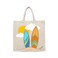 BYFT Tote Bag - Surfboards  Printed Stylish Carry-All Cotton Canvas Bag Set of 01