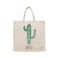 BYFT Tote Bag - Cactus Cheers  Printed Stylish Carry-All Cotton Canvas Bag Set of 01