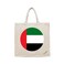 BYFT Tote Bag - UAE Flag  Printed Stylish Carry-All Cotton Canvas Bag Set of 01