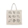 BYFT Tote Bag - Ocean Gems  Printed Stylish Carry-All Cotton Canvas Bag Set of 01