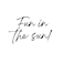 BYFT Tote Bag - Fun in the sun  Printed Stylish Carry-All Cotton Canvas Bag Set of 01