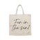 BYFT Tote Bag - Fun in the sun  Printed Stylish Carry-All Cotton Canvas Bag Set of 01