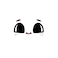 BYFT Tote Bag - Cute Wide-Eyed  Printed Stylish Carry-All Cotton Canvas Bag Set of 01