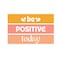 BYFT Tote Bag - Be Positive Today Printed Stylish Carry-All Laminated Jute Bag With Gusset Set of 01