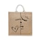 BYFT Tote Bag - Faith Printed Stylish Carry-All Laminated Jute Bag With Gusset Set of 01