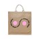 BYFT Tote Bag - Make the days count, Don't count the days Printed Stylish Carry-All Laminated Jute Bag With Gusset Set of 01