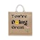 BYFT Tote Bag - You're doing great 2 Printed Stylish Carry-All Laminated Jute Bag With Gusset Set of 01