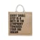 BYFT Tote Bag - Every Small Step is a note Printed Stylish Carry-All Laminated Jute Bag With Gusset Set of 01