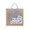 BYFT Tote Bag - Be Kind to yourself Printed Stylish Carry-All Laminated Jute Bag With Gusset Set of 01