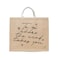 BYFT Tote Bag - To Go Where the wind takes you Printed Stylish Carry-All Laminated Jute Bag With Gusset Set of 01